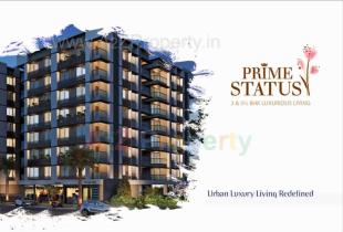 Elevation of real estate project Prime Status located at Sarkhej, Ahmedabad, Gujarat