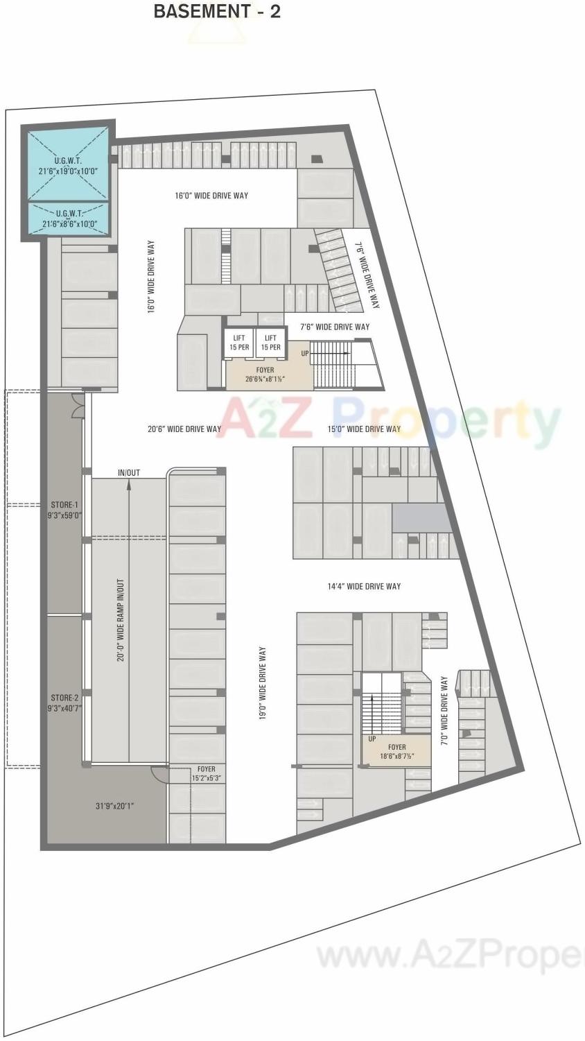 Layout of real estate project Prism located at Danilimda, Ahmedabad, Gujarat