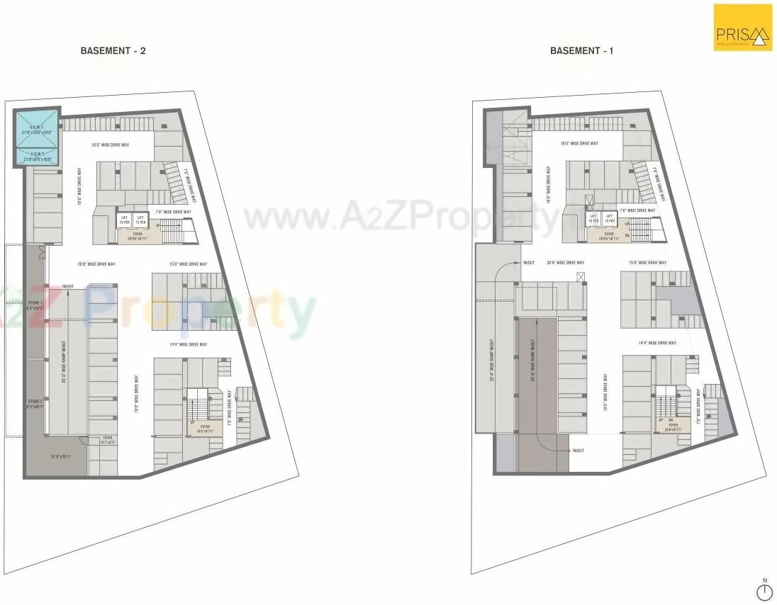 Layout of real estate project Prism located at Danilimda, Ahmedabad, Gujarat