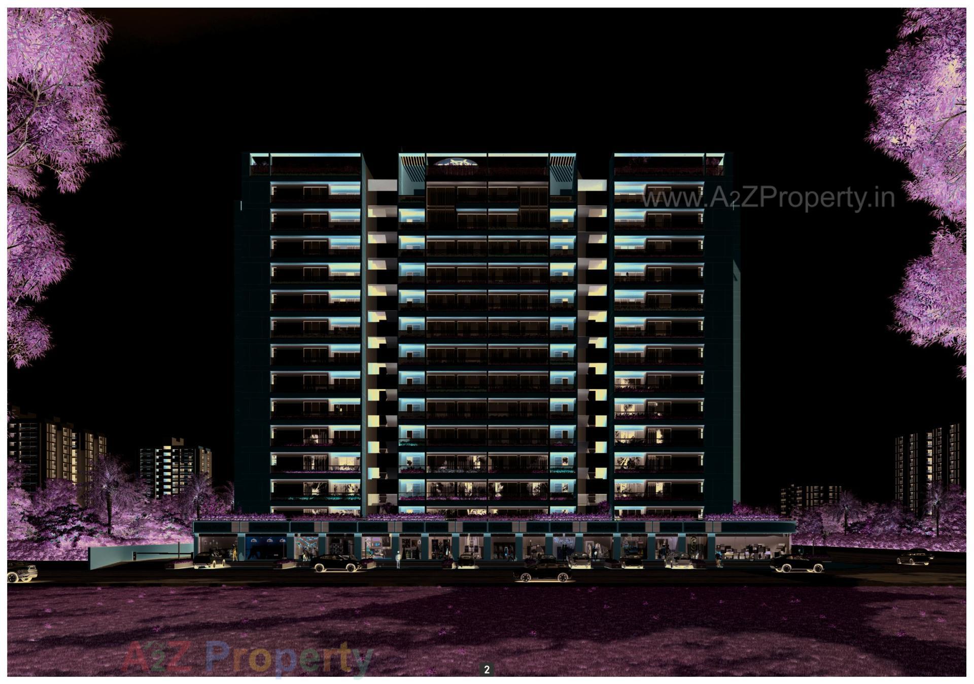 3D Elevation of real estate project Prism located at Chharodi, Ahmedabad, Gujarat