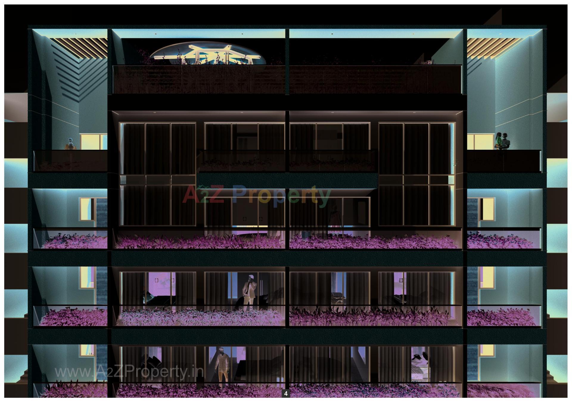 3D Elevation of real estate project Prism located at Chharodi, Ahmedabad, Gujarat