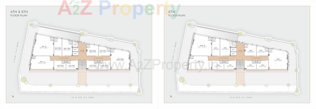 0008 of real estate project Priviera located at Paldi, Ahmedabad, Gujarat