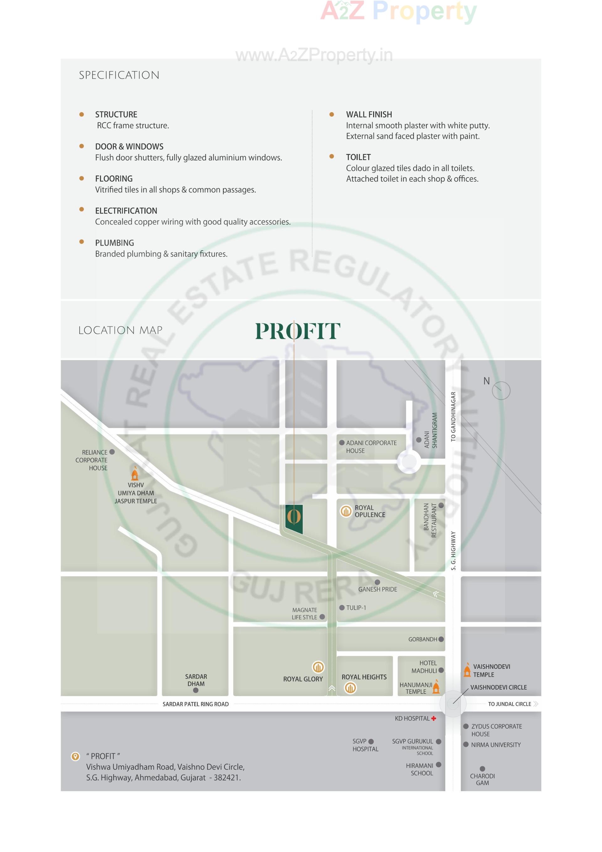  of real estate project Profit located at Khodiyar, Ahmedabad, Gujarat