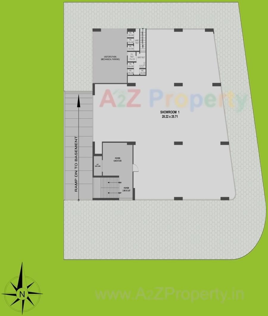 Layout of real estate project Prominence By Sangath Ipl located at Zundal, Ahmedabad, Gujarat
