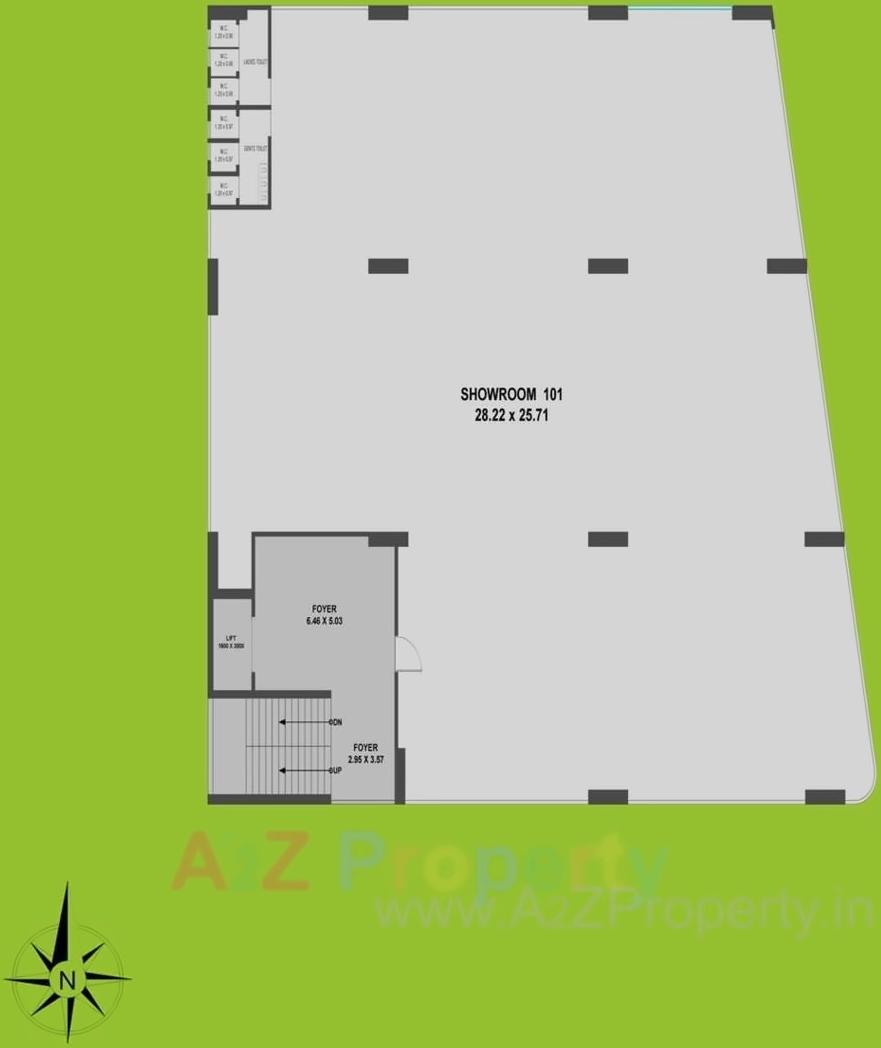 Layout of real estate project Prominence By Sangath Ipl located at Zundal, Ahmedabad, Gujarat