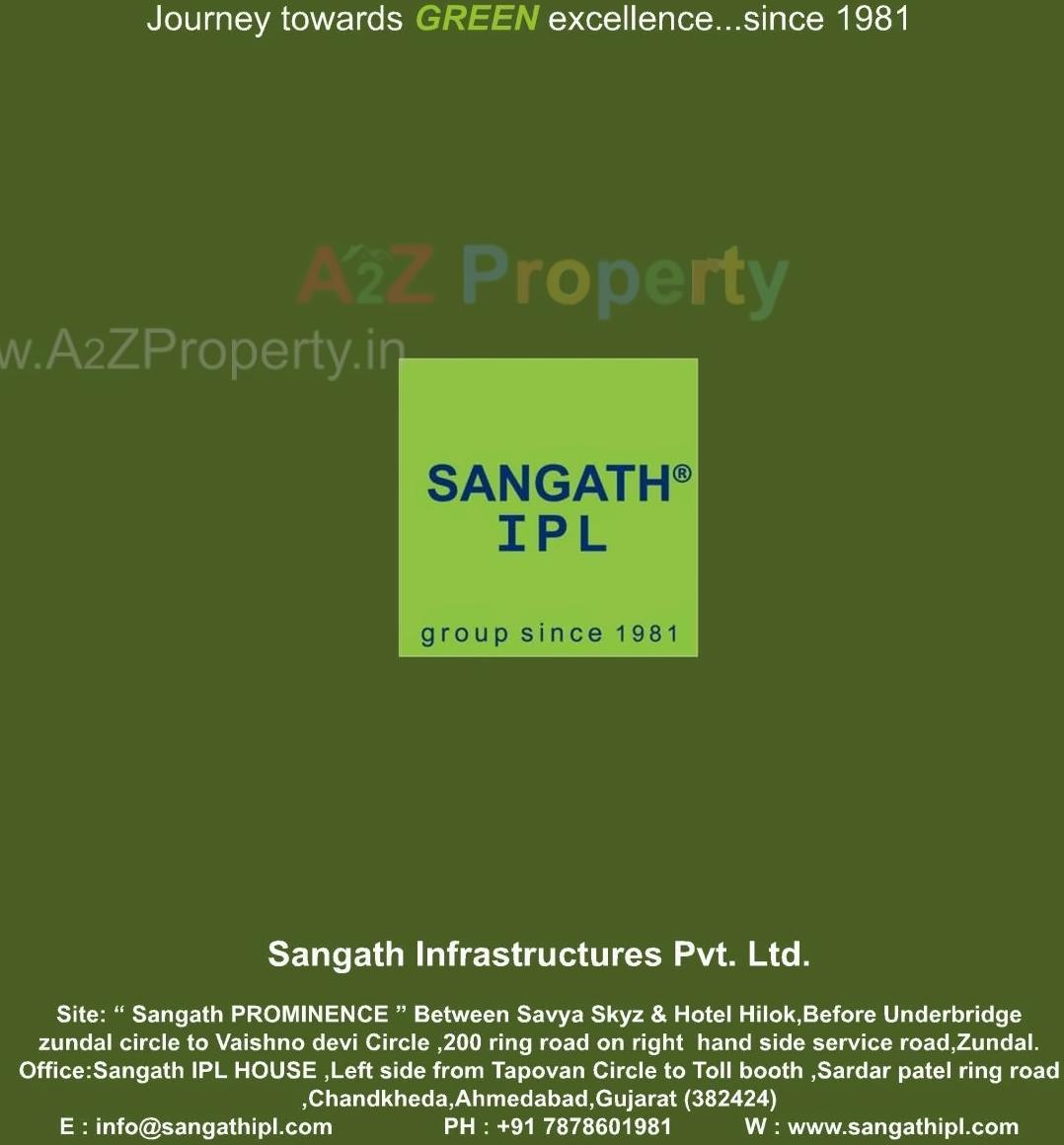  of real estate project Prominence By Sangath Ipl located at Zundal, Ahmedabad, Gujarat