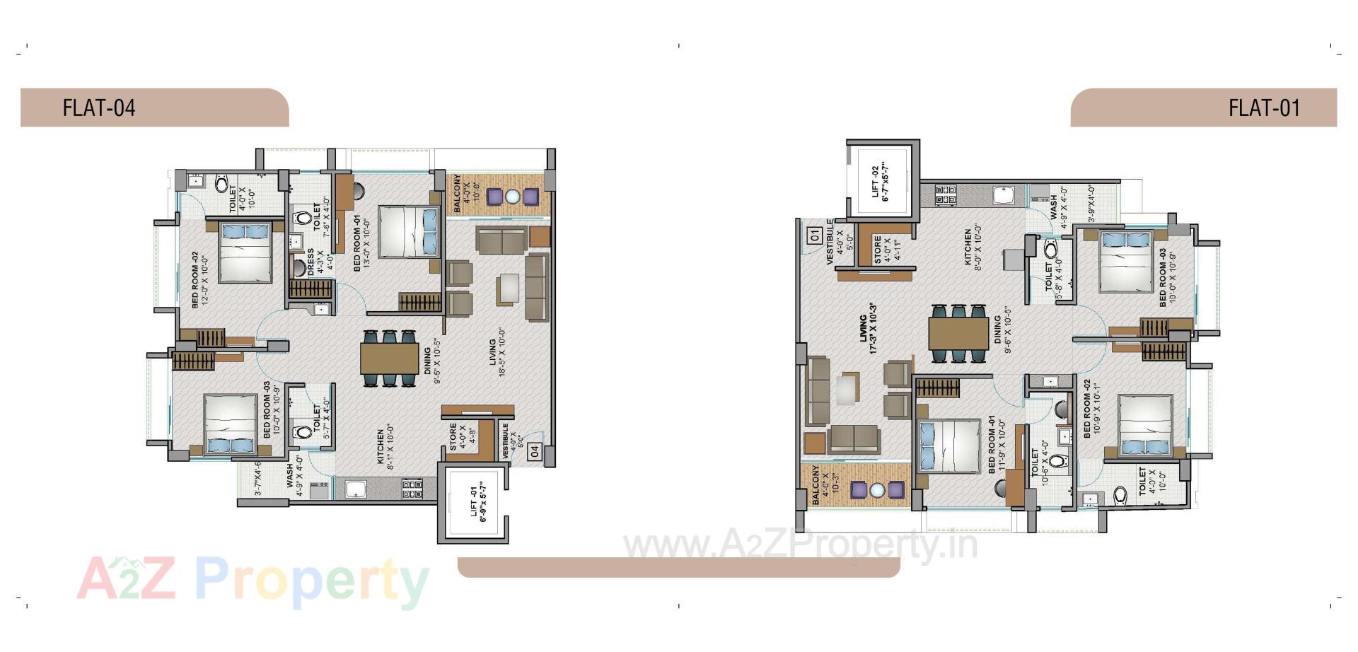 Layout of real estate project Pushkar Apartment located at Gulbai-tekra, Ahmedabad, Gujarat