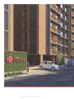Elevation of real estate project Pushkar Flora located at Isanpur, Ahmedabad, Gujarat