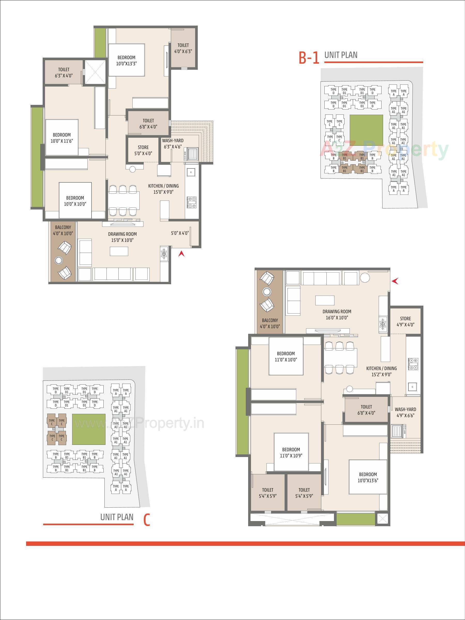 Layout of real estate project Pushkar Flora located at Isanpur, Ahmedabad, Gujarat