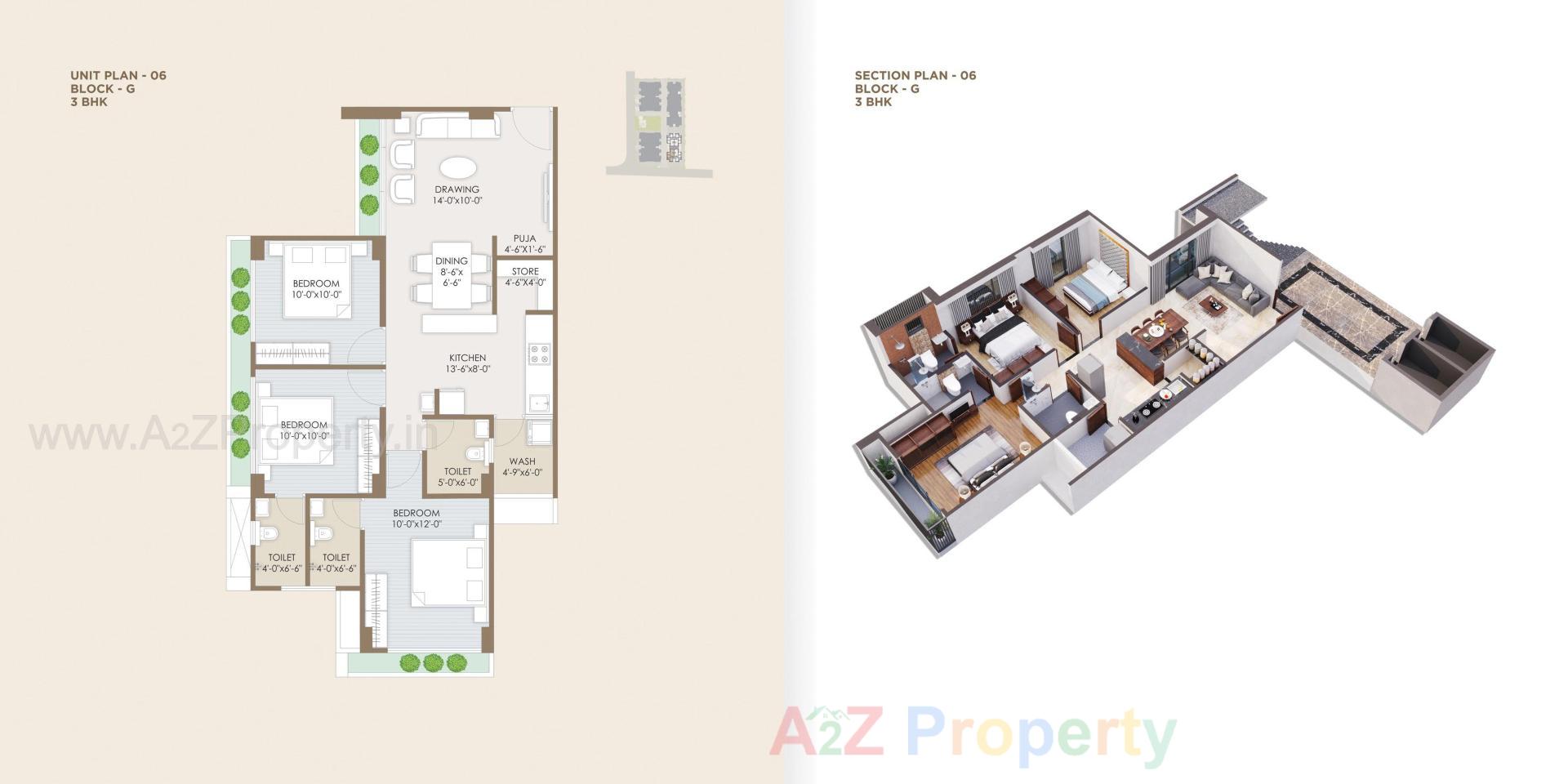 Layout of real estate project Pushkar Gold located at Vatva, Ahmedabad, Gujarat