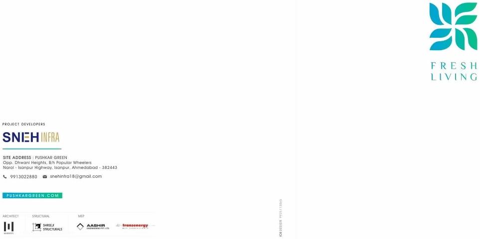  of real estate project Pushkar Green located at Isanpur, Ahmedabad, Gujarat