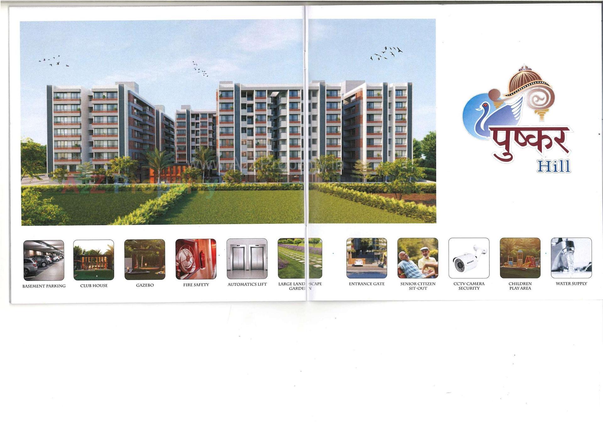  of real estate project Pushkar Hill located at Hathijan, Ahmedabad, Gujarat