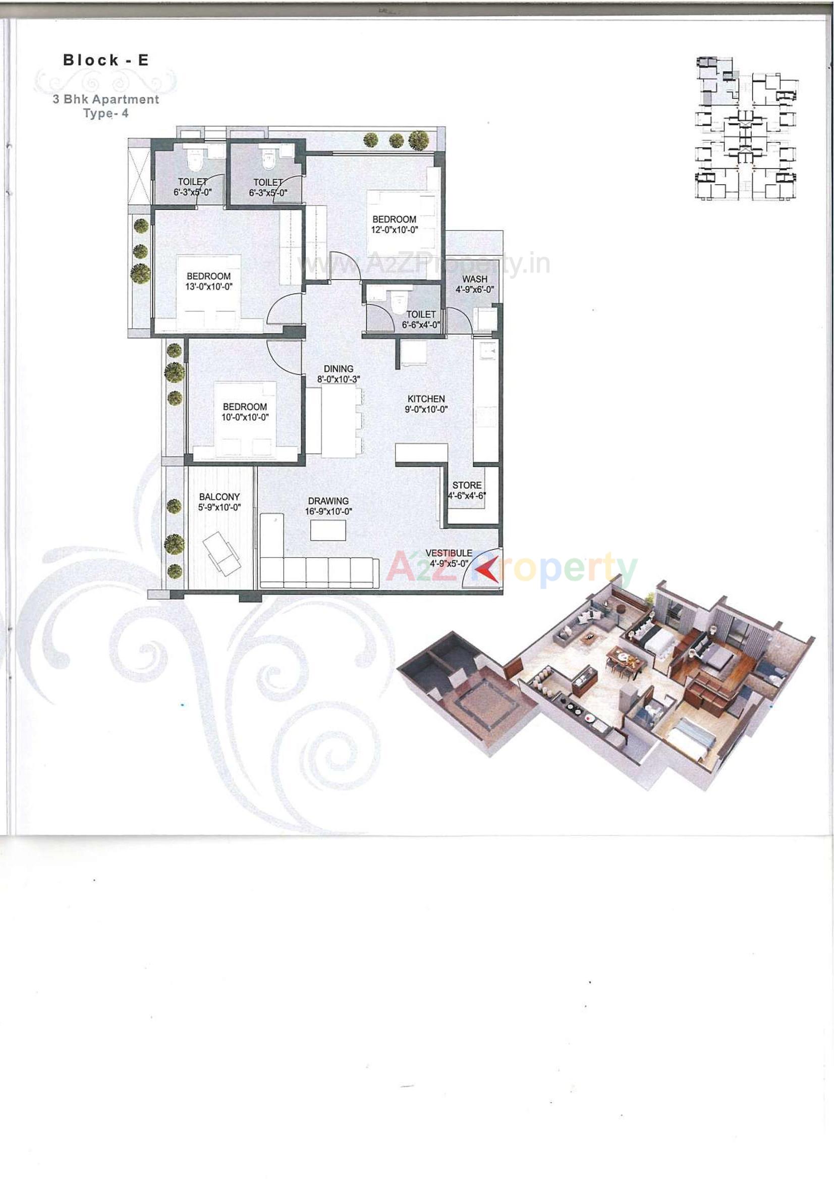 Layout of real estate project Pushkar Hill located at Hathijan, Ahmedabad, Gujarat