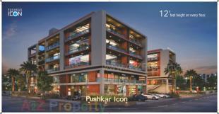 Elevation of real estate project Pushkar Icon located at Nikol, Ahmedabad, Gujarat