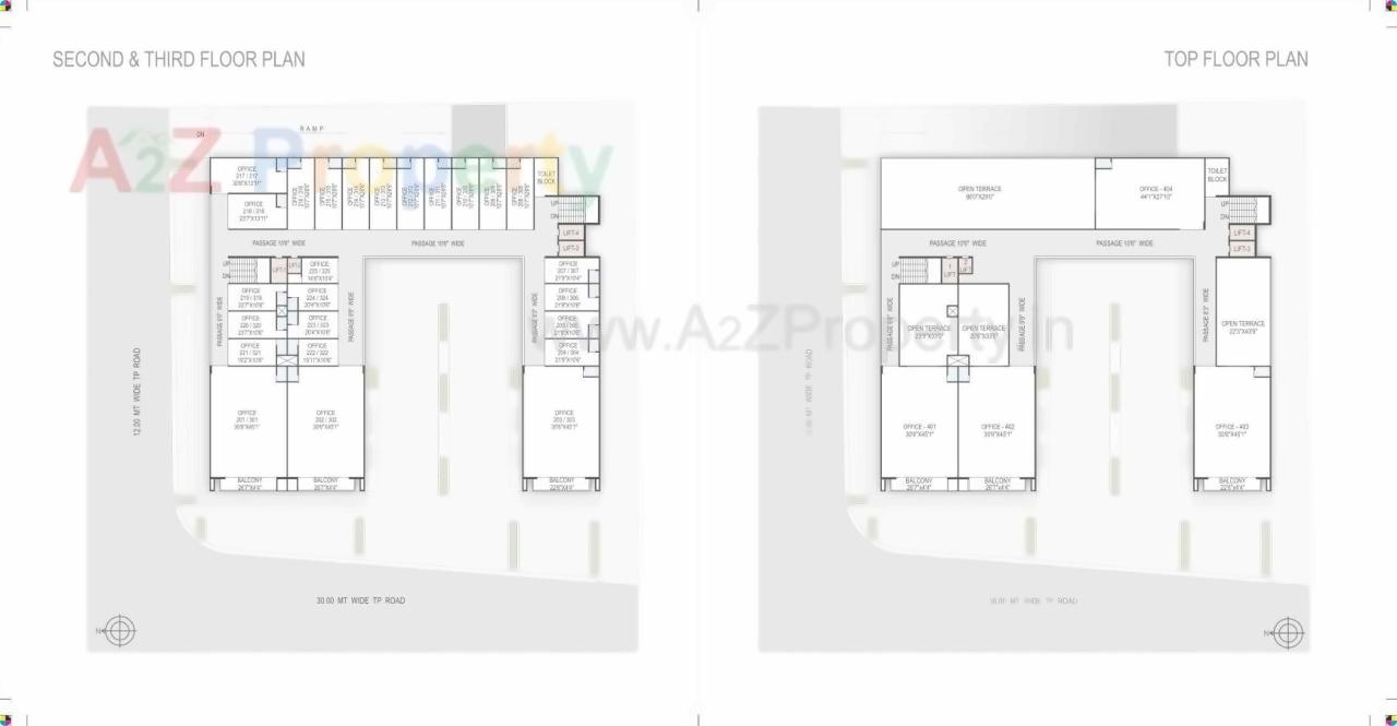 Layout of real estate project Pushkar Icon located at Nikol, Ahmedabad, Gujarat