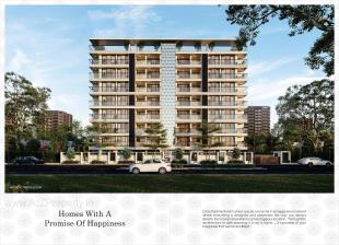 Elevation of real estate project Pushkar Luxuria located at Ahmedabad, Ahmedabad, Gujarat