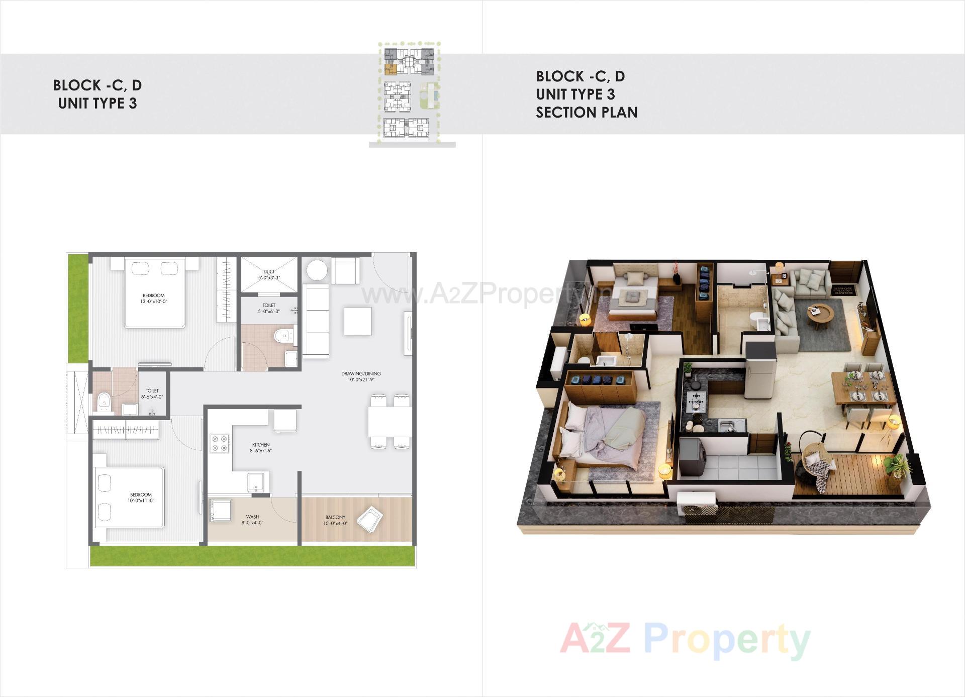 Layout of real estate project Pushkar Luxuria located at Ahmedabad, Ahmedabad, Gujarat