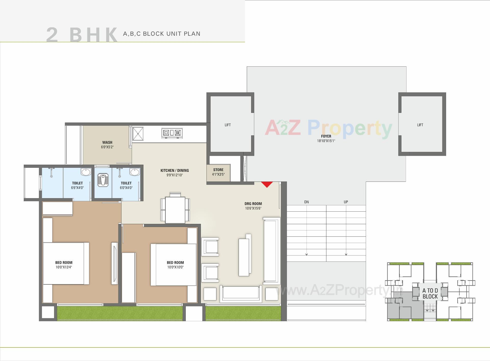 Layout of real estate project Pushkar Residency located at Hanspura, Ahmedabad, Gujarat