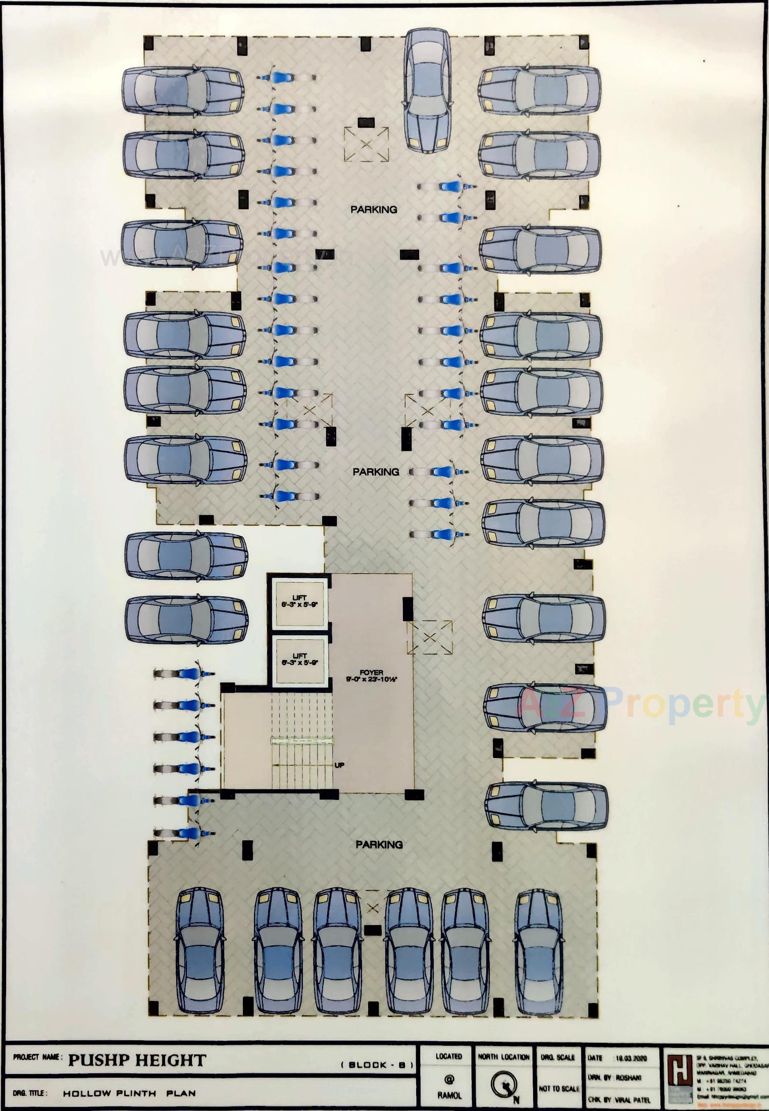  of real estate project Pushp Heights located at Ramol, Ahmedabad, Gujarat