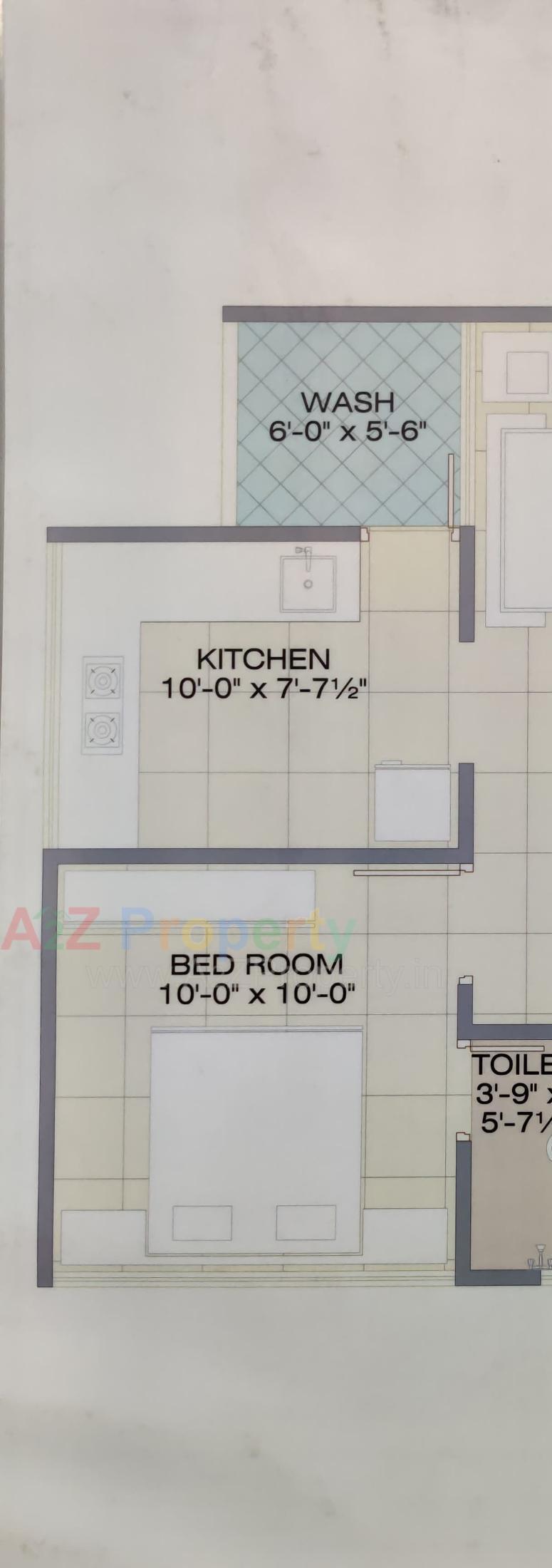 Layout of real estate project Pushp Heights located at Ramol, Ahmedabad, Gujarat