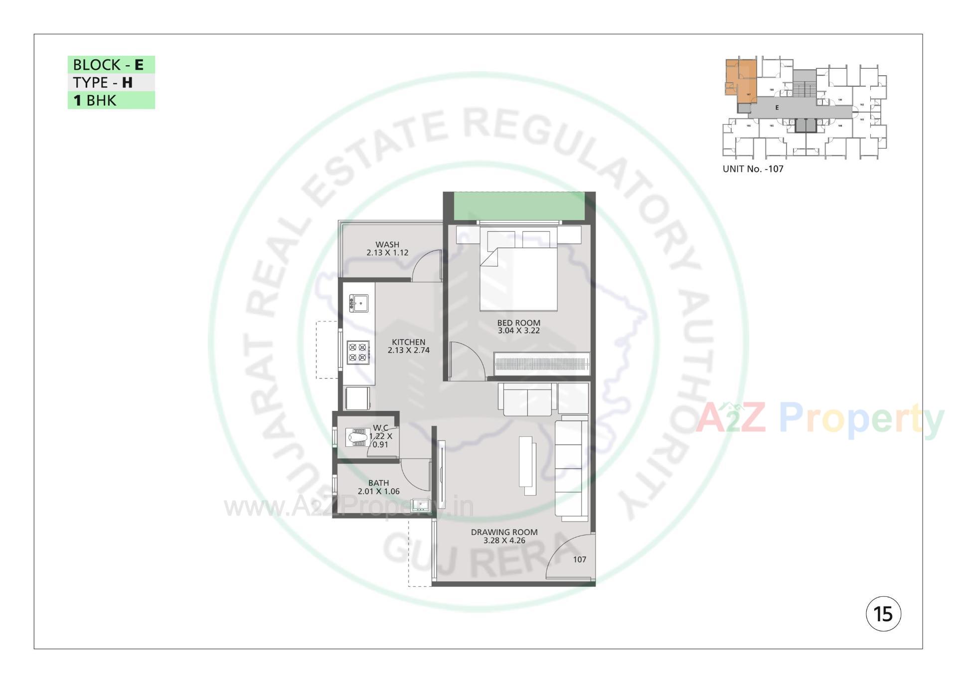 Layout of real estate project Pushpak located at Odhav, Ahmedabad, Gujarat