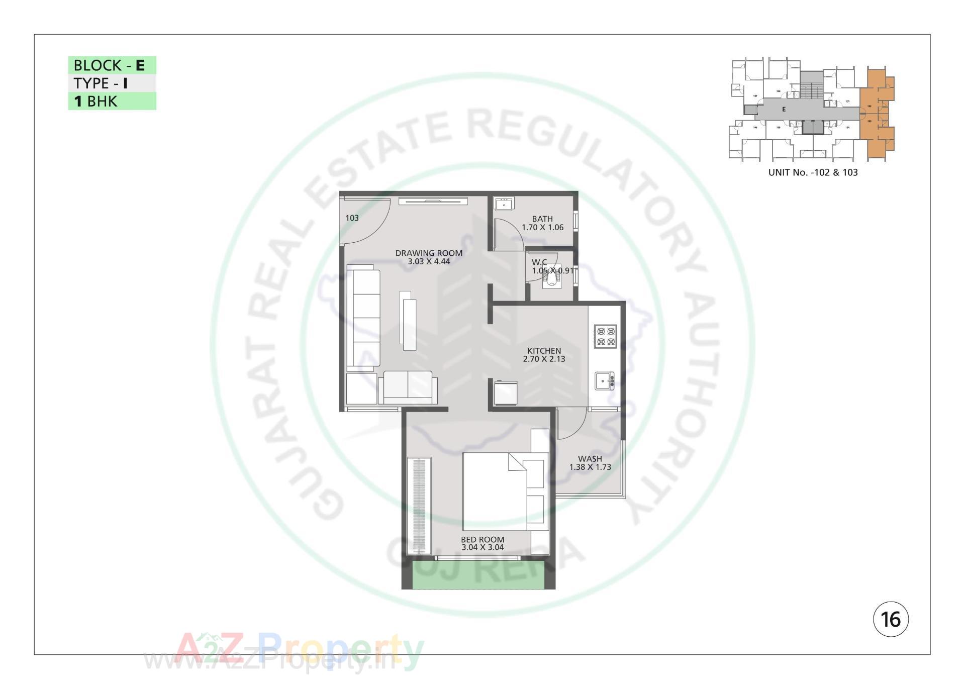 Layout of real estate project Pushpak located at Odhav, Ahmedabad, Gujarat