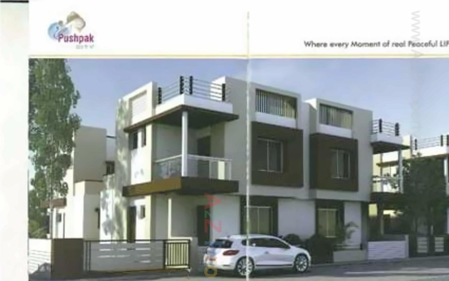 3D Elevation of real estate project Pushpak City located at Hathijan, Ahmedabad, Gujarat