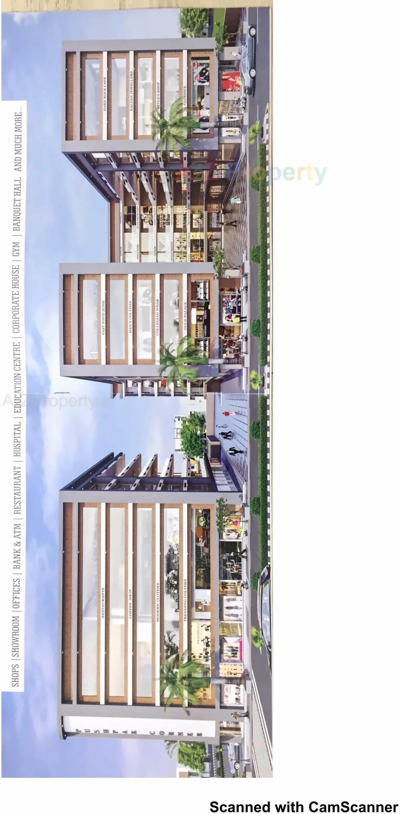  of real estate project Pushpak Corner located at Naroda, Ahmedabad, Gujarat