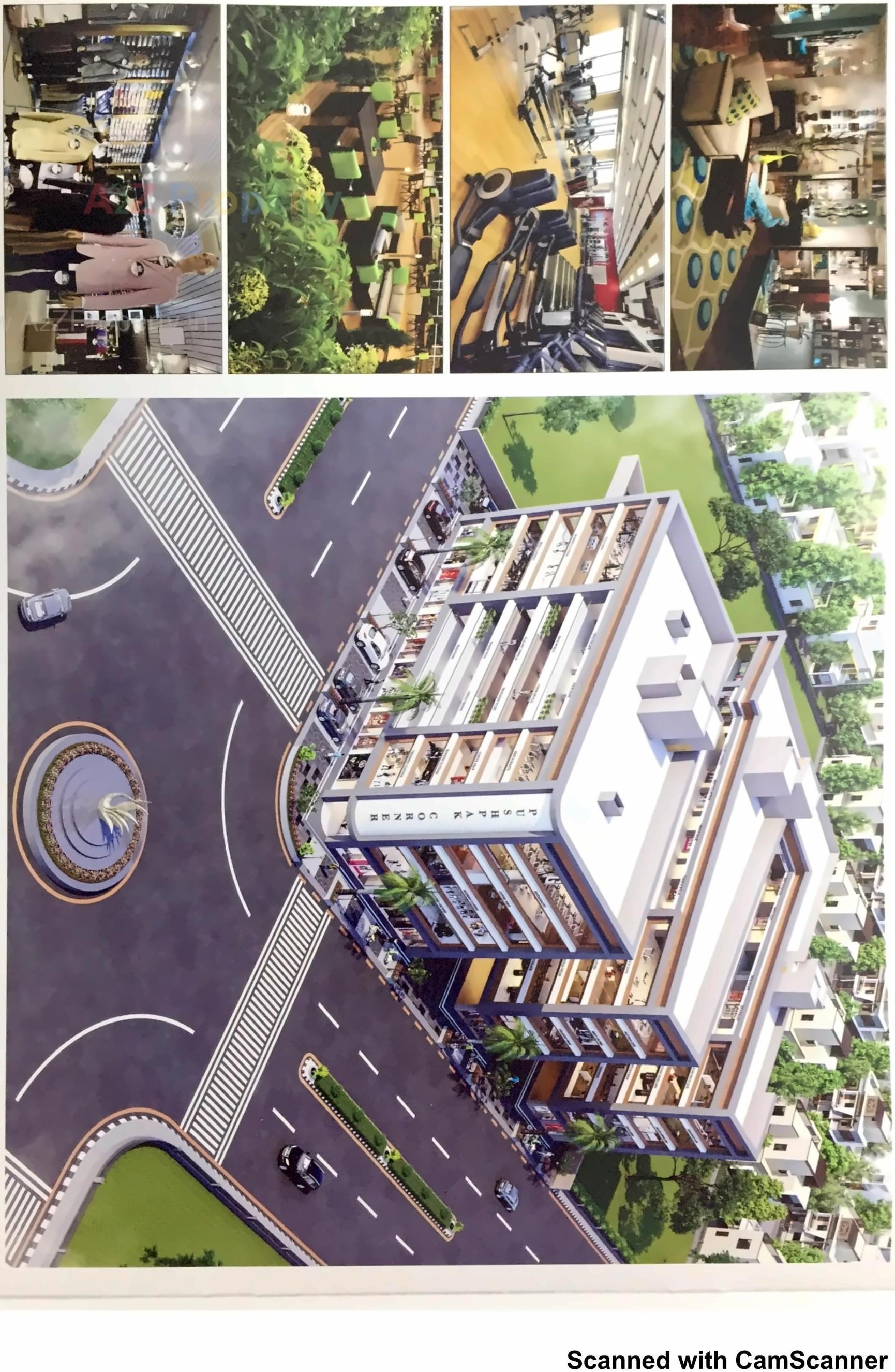 3D Elevation of real estate project Pushpak Corner located at Naroda, Ahmedabad, Gujarat