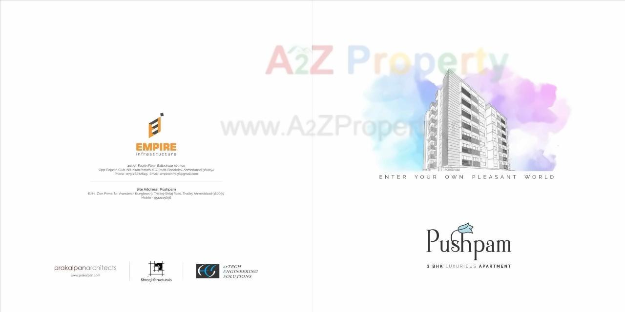  of real estate project Pushpam located at Thaltej, Ahmedabad, Gujarat