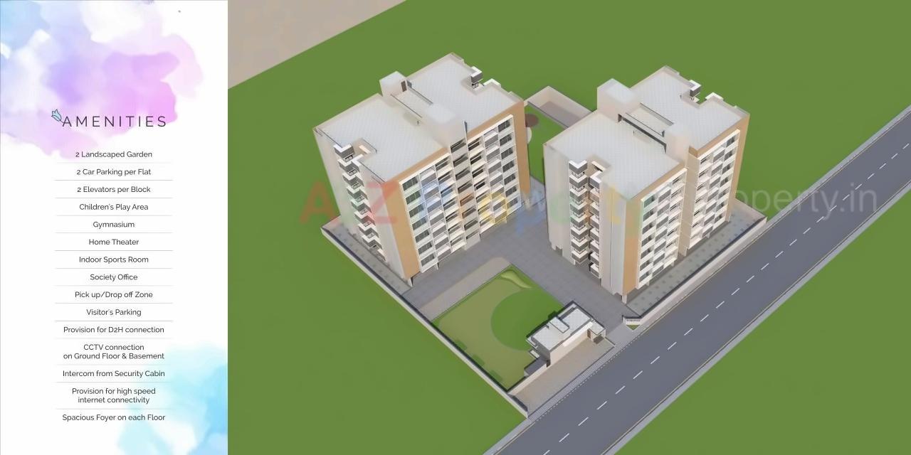  of real estate project Pushpam located at Thaltej, Ahmedabad, Gujarat