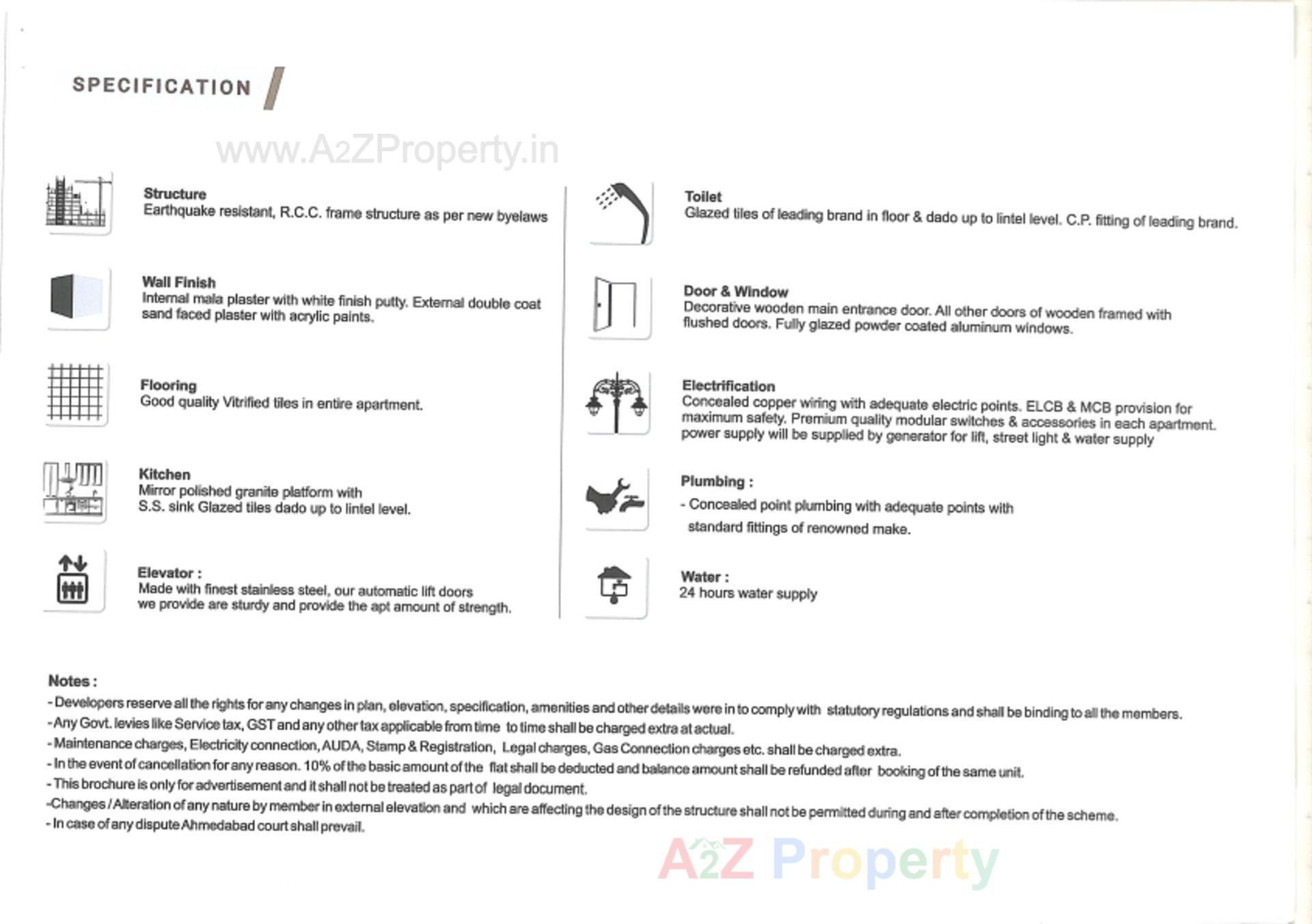  of real estate project Pushpkunj Residency located at Vatva, Ahmedabad, Gujarat