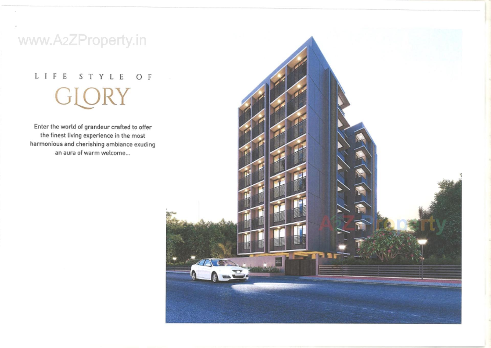 3D Elevation of real estate project Pushpkunj Residency located at Vatva, Ahmedabad, Gujarat
