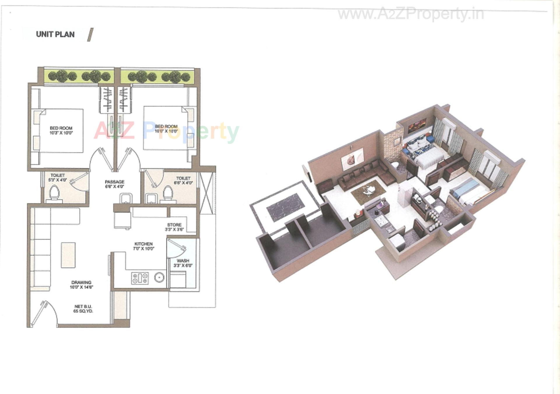Layout of real estate project Pushpkunj Residency located at Vatva, Ahmedabad, Gujarat