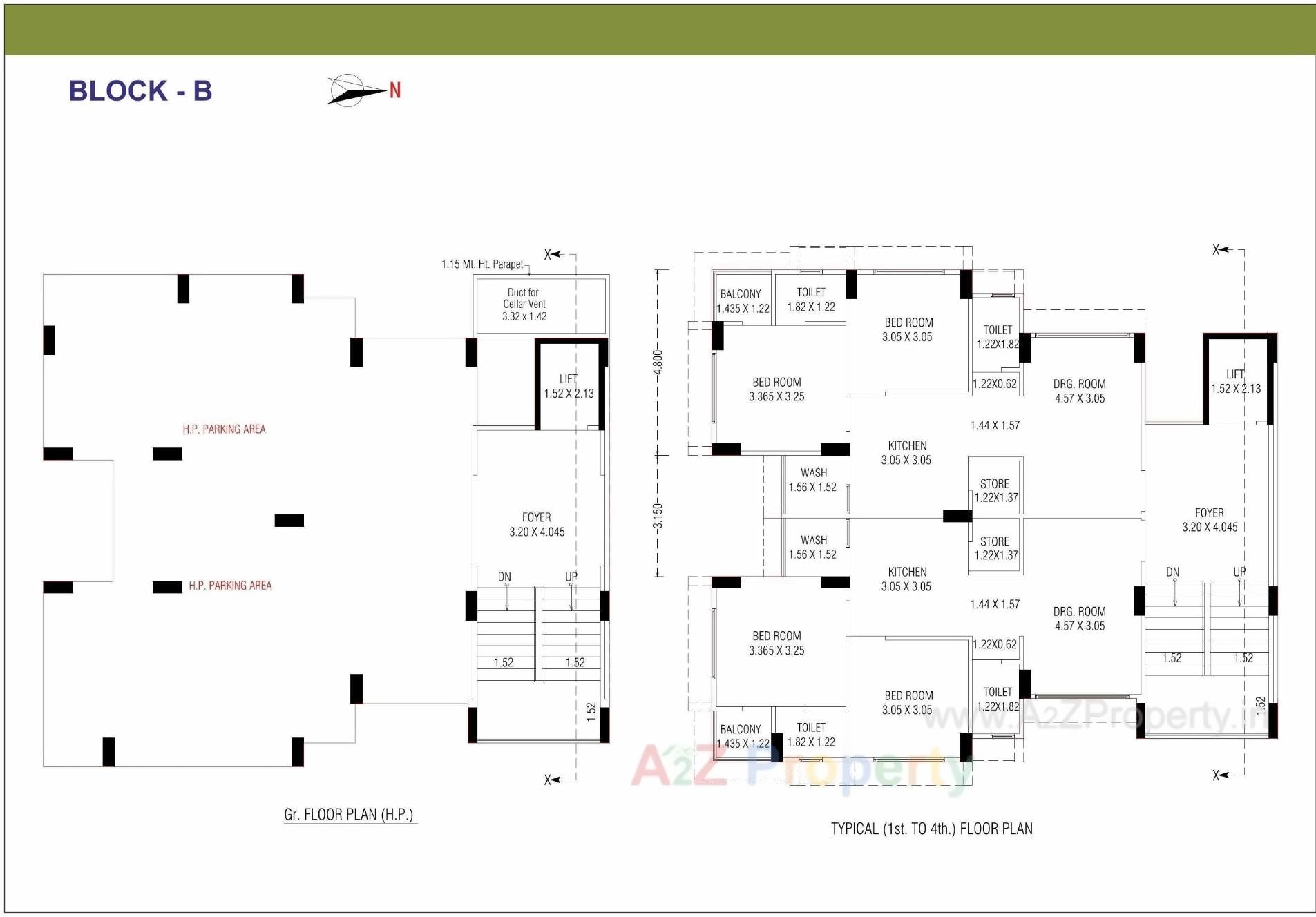 Layout of real estate project Pushpvan Platinum located at Ahmedabad, Ahmedabad, Gujarat