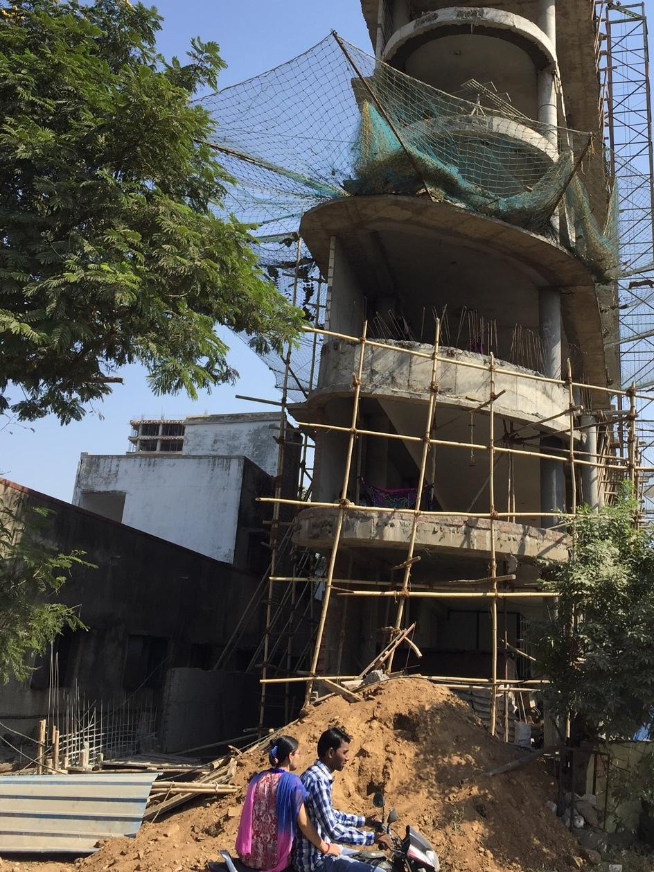 69178_const of real estate project Pushti Crossroads located at Memnagar, Ahmedabad, Gujarat