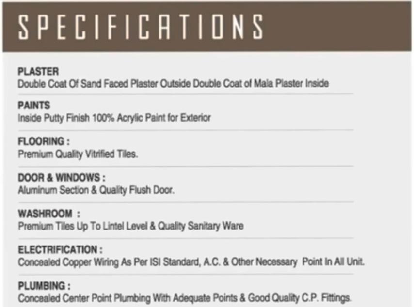 Project Specifications