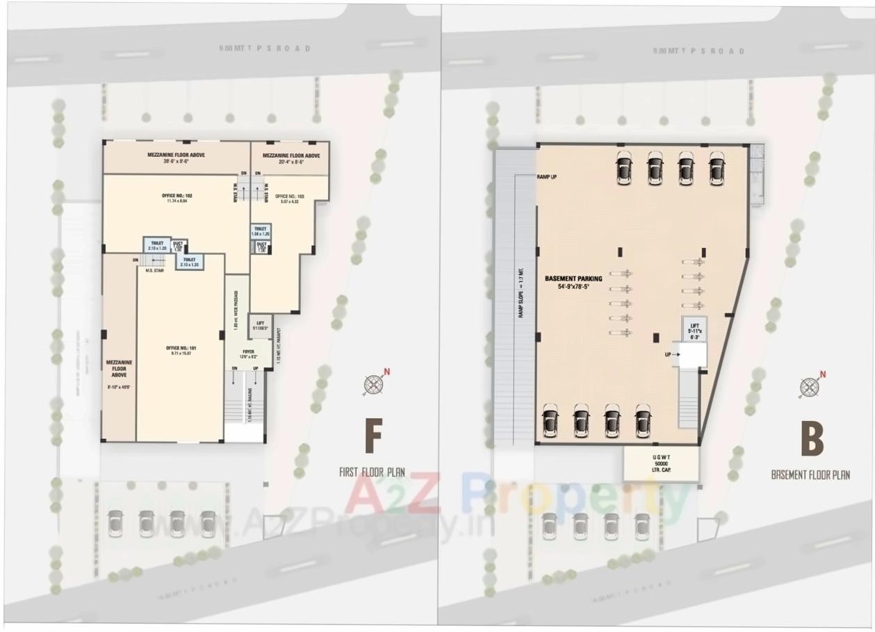 Layout of real estate project R K Complex located at Saijpur, Ahmedabad, Gujarat