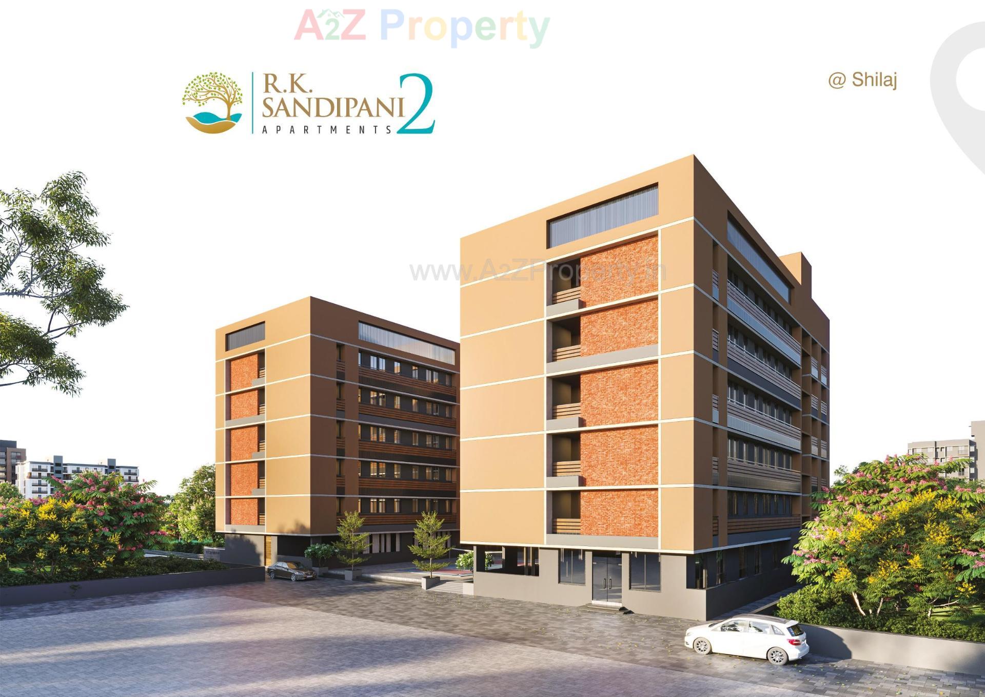 3D Elevation of real estate project R K Sandipani located at Ahmedabad, Ahmedabad, Gujarat