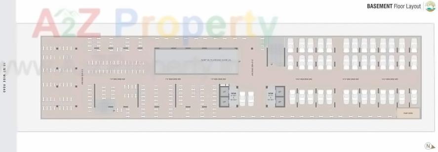 Layout of real estate project R K Sandipani located at Shilaj, Ahmedabad, Gujarat