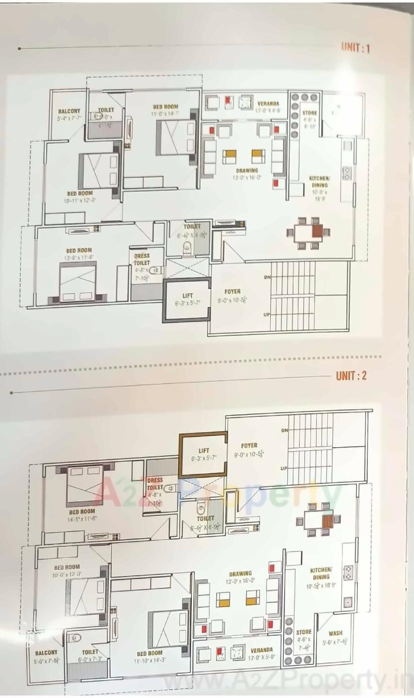 Layout of real estate project R Heights located at Ahmedabad, Ahmedabad, Gujarat