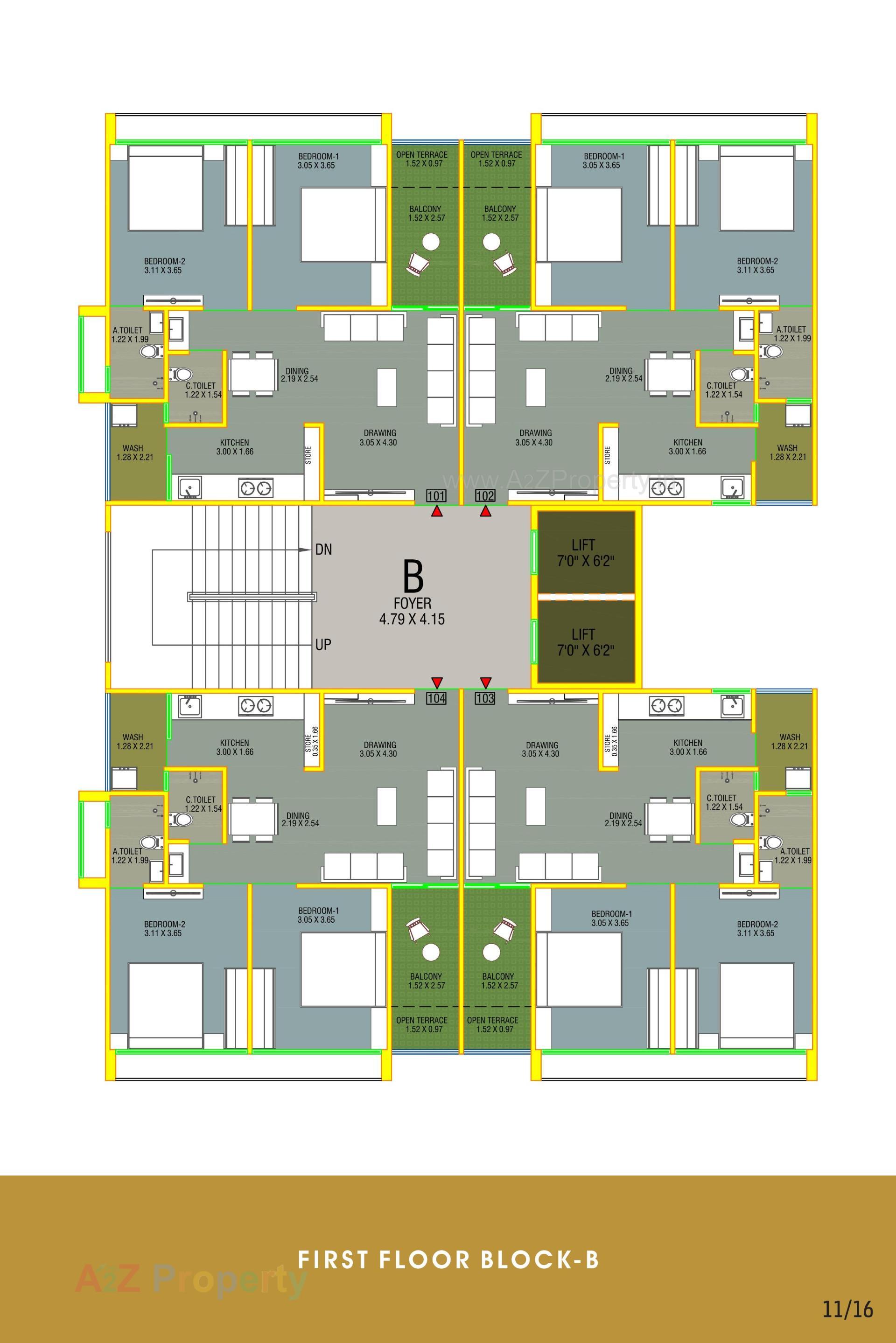 Layout of real estate project Radhe County located at Hathijan, Ahmedabad, Gujarat