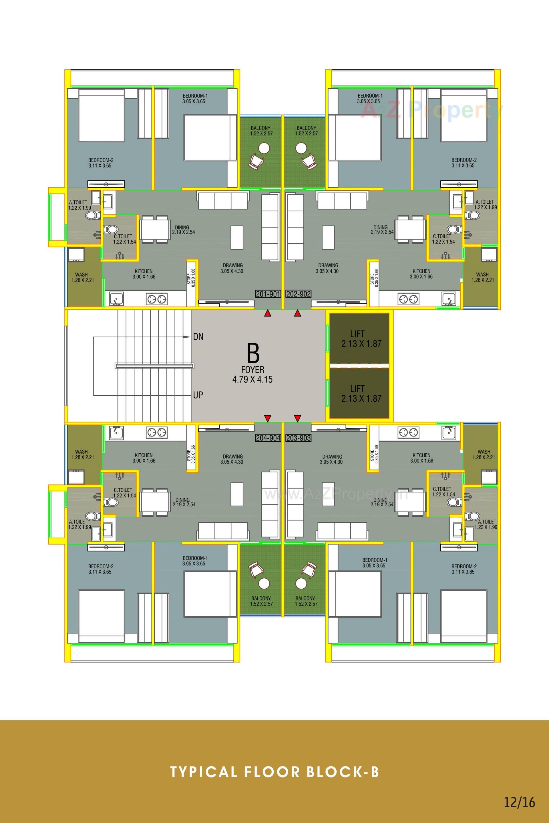 Layout of real estate project Radhe County located at Hathijan, Ahmedabad, Gujarat