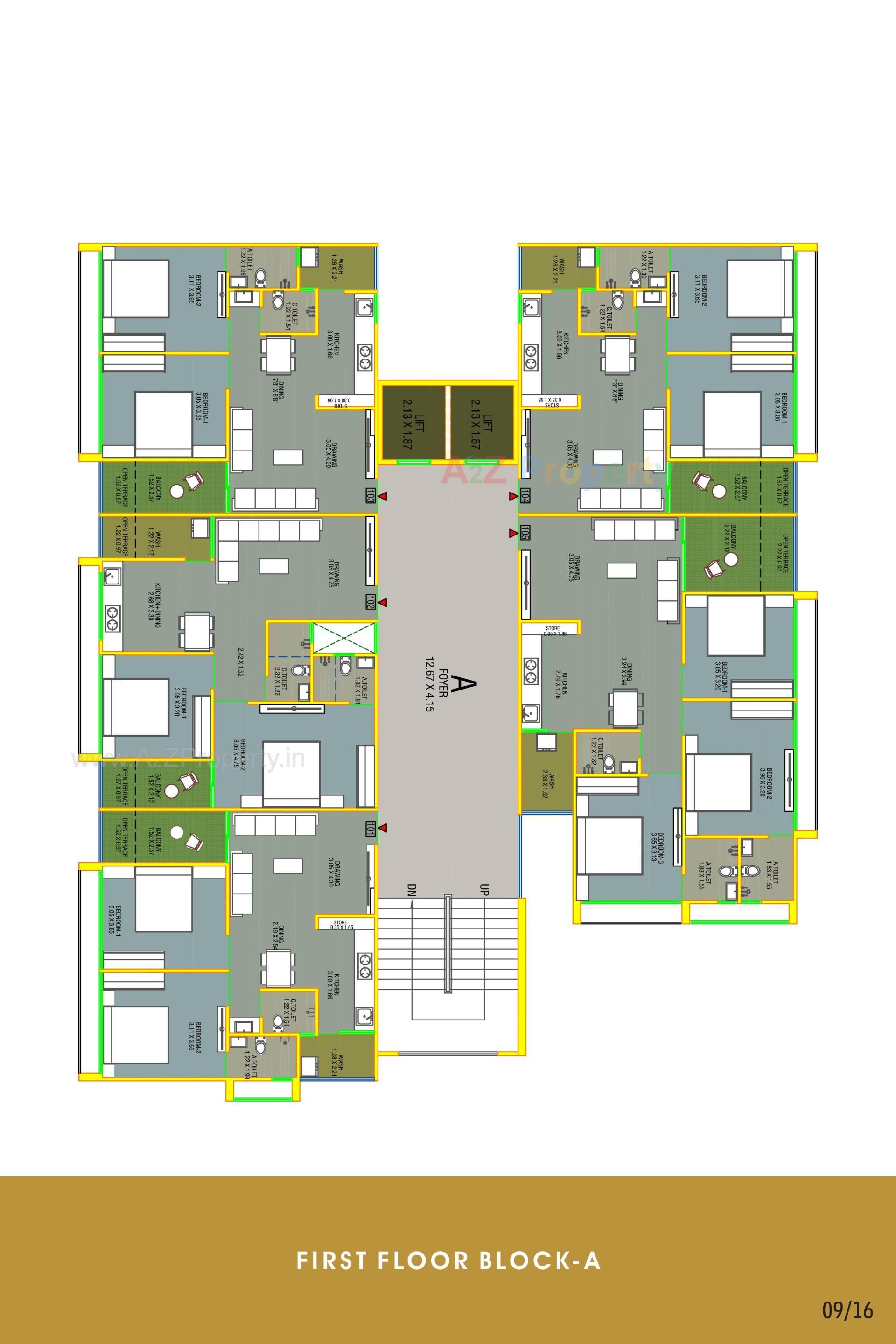 Layout of real estate project Radhe County located at Hathijan, Ahmedabad, Gujarat