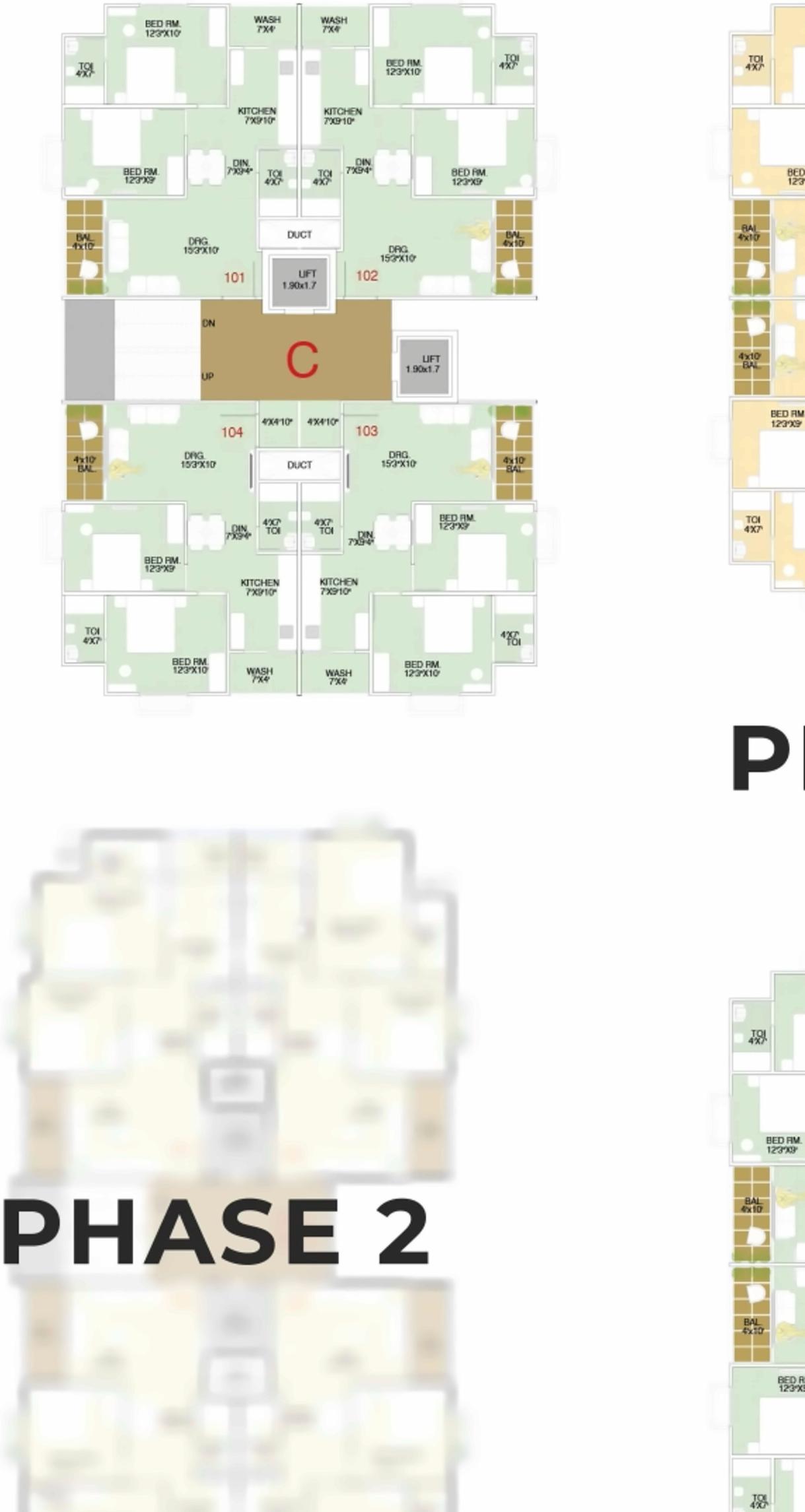 Layout of real estate project Radhe Elegance() located at Ahmedabad, Ahmedabad, Gujarat