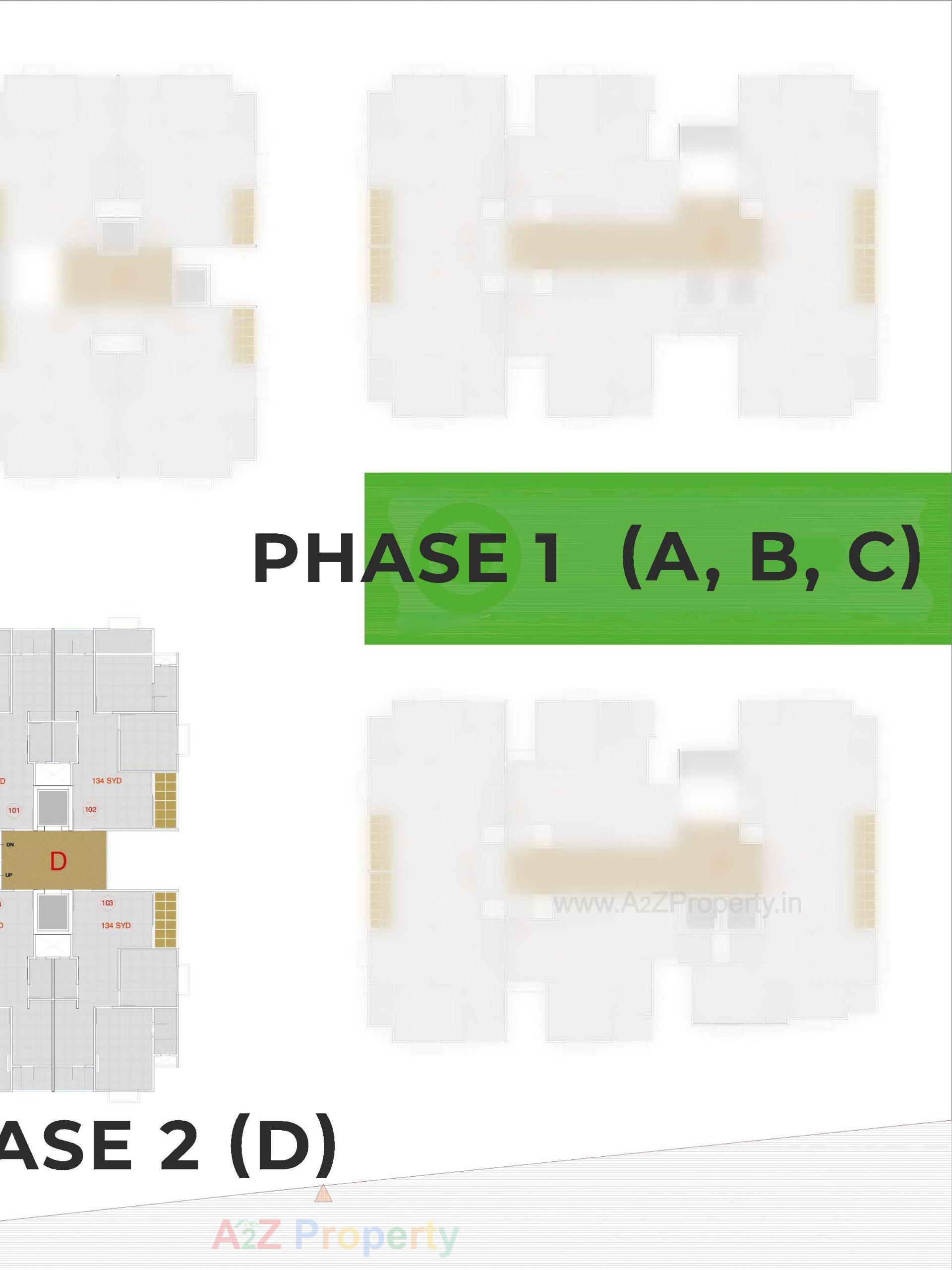 Layout of real estate project Radhe Elegance() located at Sanand, Ahmedabad, Gujarat