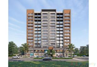 Elevation of real estate project Radhe Exotica located at Sanand, Ahmedabad, Gujarat
