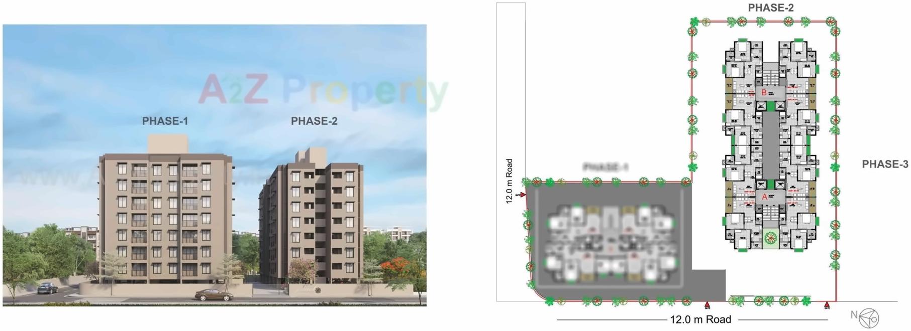Layout of real estate project Radhe Govind () located at Ahmedabad, Ahmedabad, Gujarat
