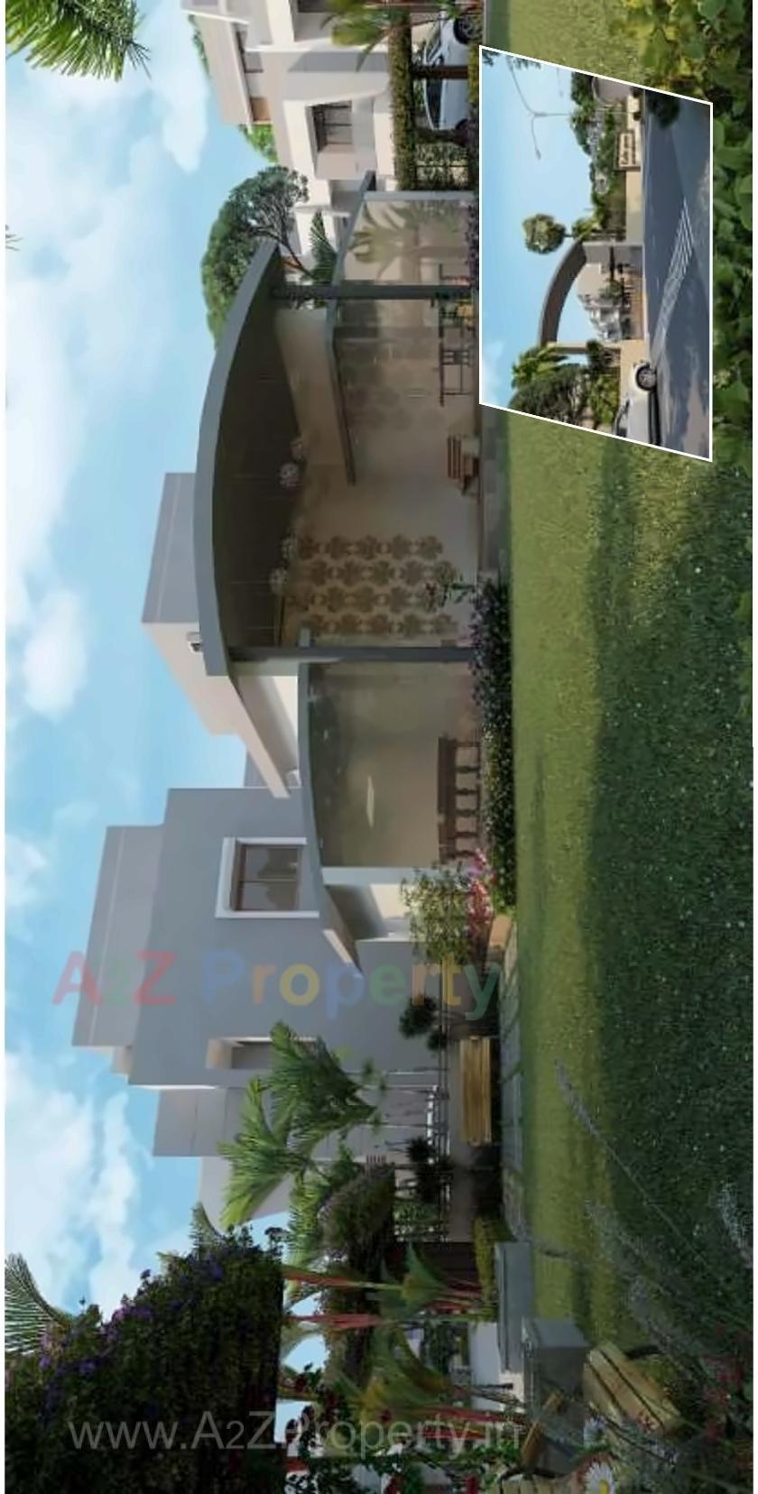 3D Elevation of real estate project Radhe Greens located at Sanand, Ahmedabad, Gujarat