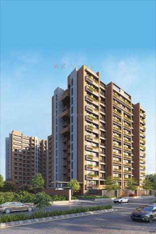 Elevation of real estate project Radhe Greens located at Ramol, Ahmedabad, Gujarat